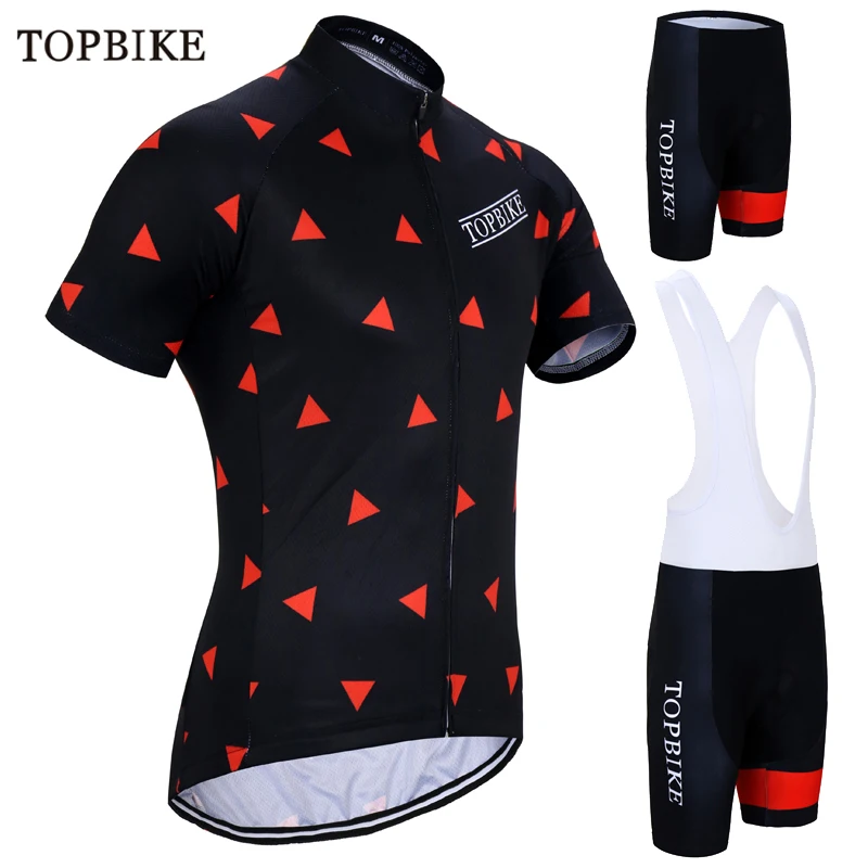 

Трикотажный комплект TOPBIKE мужской, одежда для велоспорта, летняя дышащая с коротким рукавом, костюм для горных велосипедов, дорожных гонок