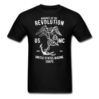 marines revolution us marine corps hawk anchor printed t shirt short sleeve 100 cotton casual t shirts loose top size s 3xl