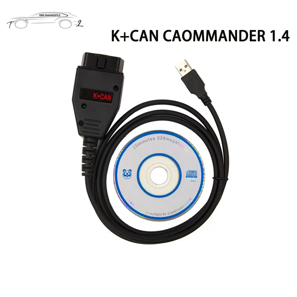 

Инструмент для диагностики автомобиля VAG K + CAN Commander 1,4 OBD 2 OBD2, VAG 1,4 COM PCB PIC18F25K80, кабель K-line для VW/AUDI