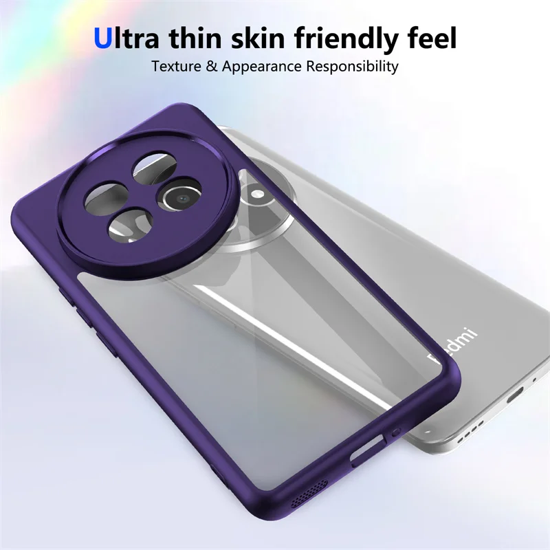 Фото Чехол Realme 13 Pro RMX 3990 RMX 3988, гибридный прочный жесткий защитный бампер из ТПУ, кристально чистый бронированный чехол для Realme 13 Pro №1