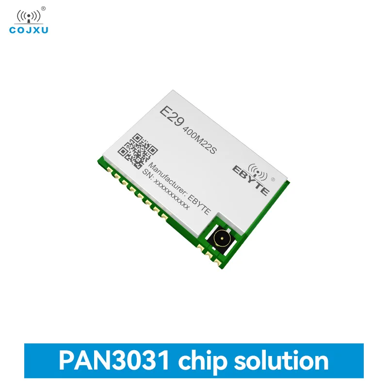

Беспроводной модуль PAN3031, технология широкого спектра ChirpIoTTM COJXU E29-400M22S 22 дБм 5 км, модуль SPI, отверстие для штампов/IPEX SMD