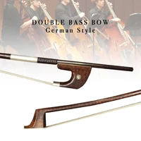 handcraft master level advanced top snakewood double bass bow for 44 size upright bass german style snakewood frog paris eye