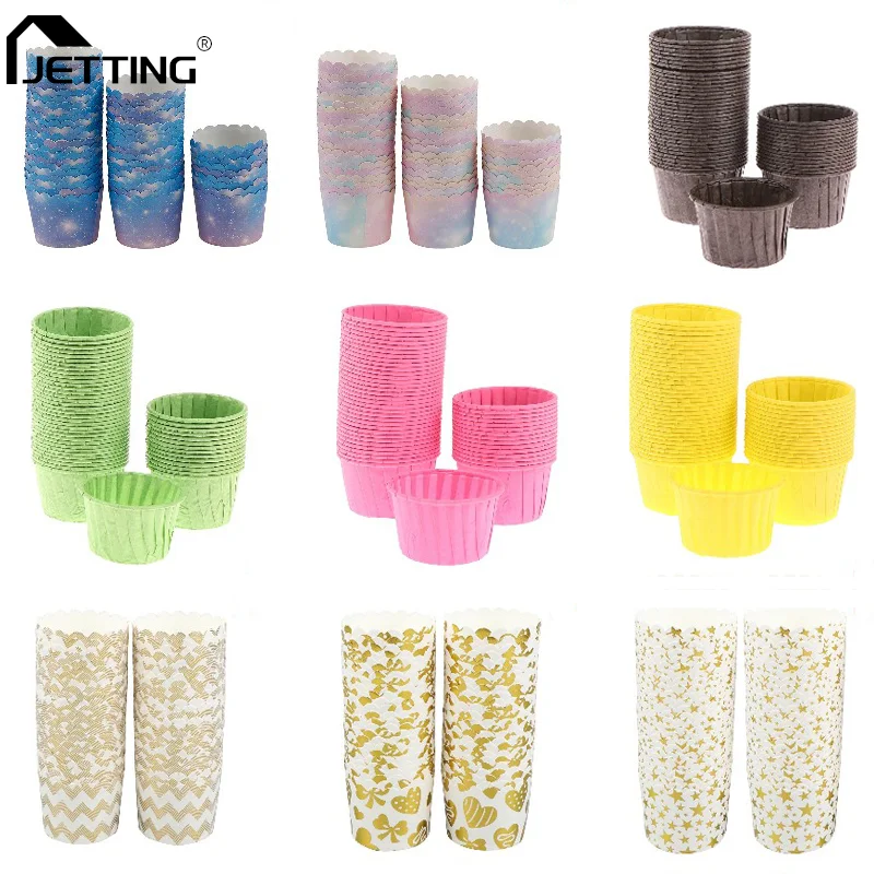 

50pcs Cupcake Liner Baking Cup For Wedding Party Supplies Muffin Cupcake Paper Cup Cake Baking Wrapper