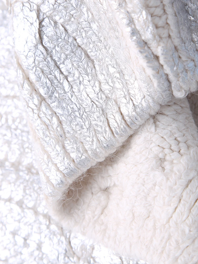 Женский укороченный жилет KAOPU ZA винтажный с металлическим плетением высоким