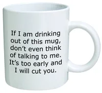 NO Talking to Me Beer Cups Rum Cups Whiskey Mug Beer Mugs Coffee Mugs Home Decal Friend Gifts Drinker Mugs Novelty Beer Cups