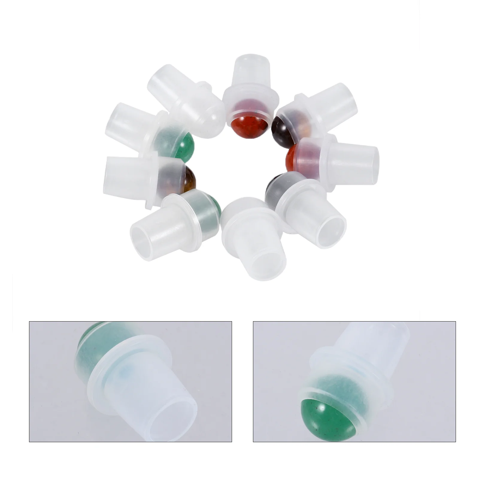 

10pcs Essential Oil Roller Bottles Bottles Portable Compact Roller Bottle Holder
