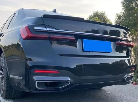 Автомобильный задний спойлер для багажника BMW G11 глянцевый черный крыло 7 серии G12