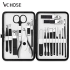 Многофункциональная машинка для стрижки ногтей набор для педикюра пилка для ногтей набор ножниц с чехлом для путешествий из нержавеющей стали цвет синий