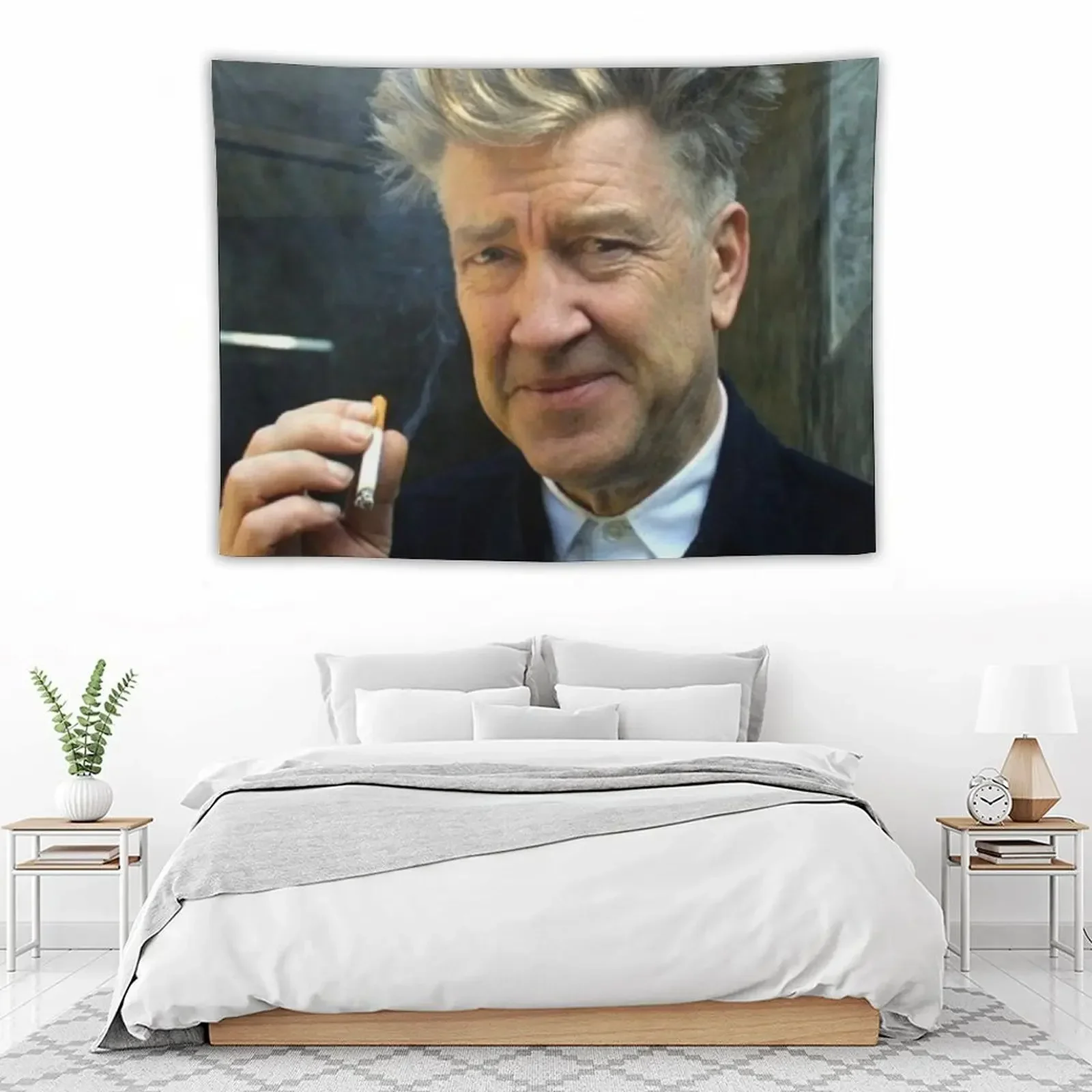 Декоративный гобелен david lynch smonking комнатный декор