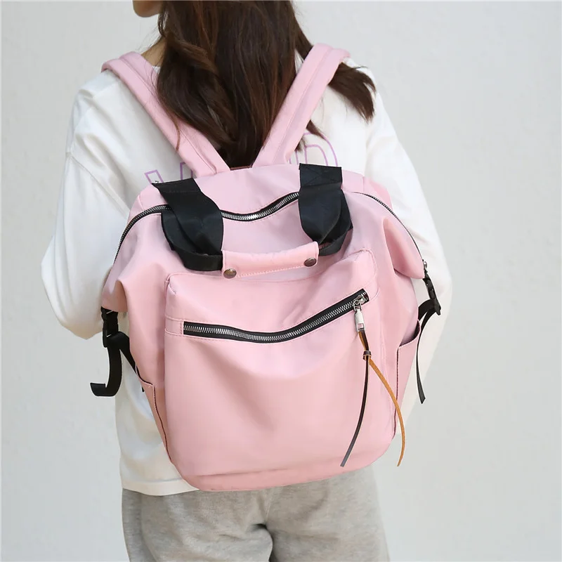 

Women Backpacks Waterproof Multifunctional Tote Shoulder Handbags Nylon Fashion School Backpack Female Girls Book Pack