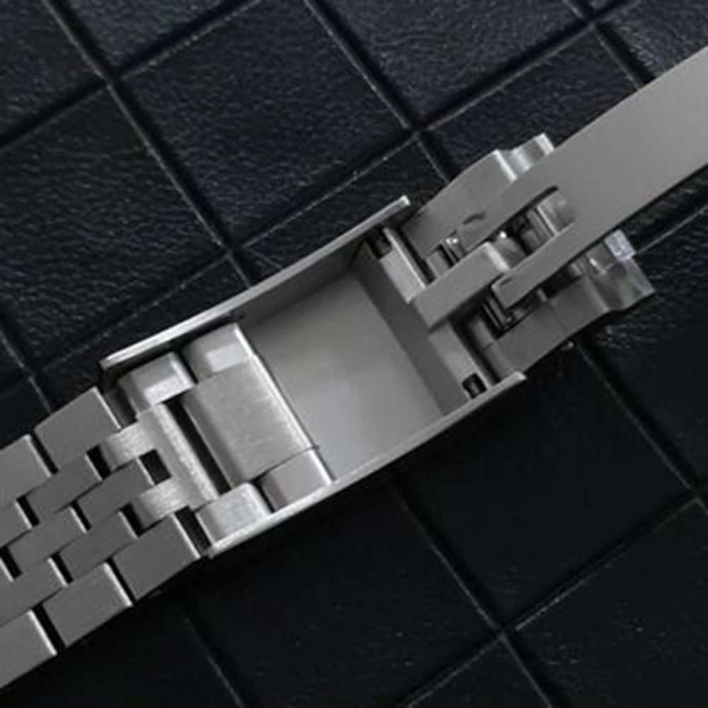 20MM Stainless Steel Medium Light/Five Beads Strap Watchbands for 39MM Oyster Perpetual Case