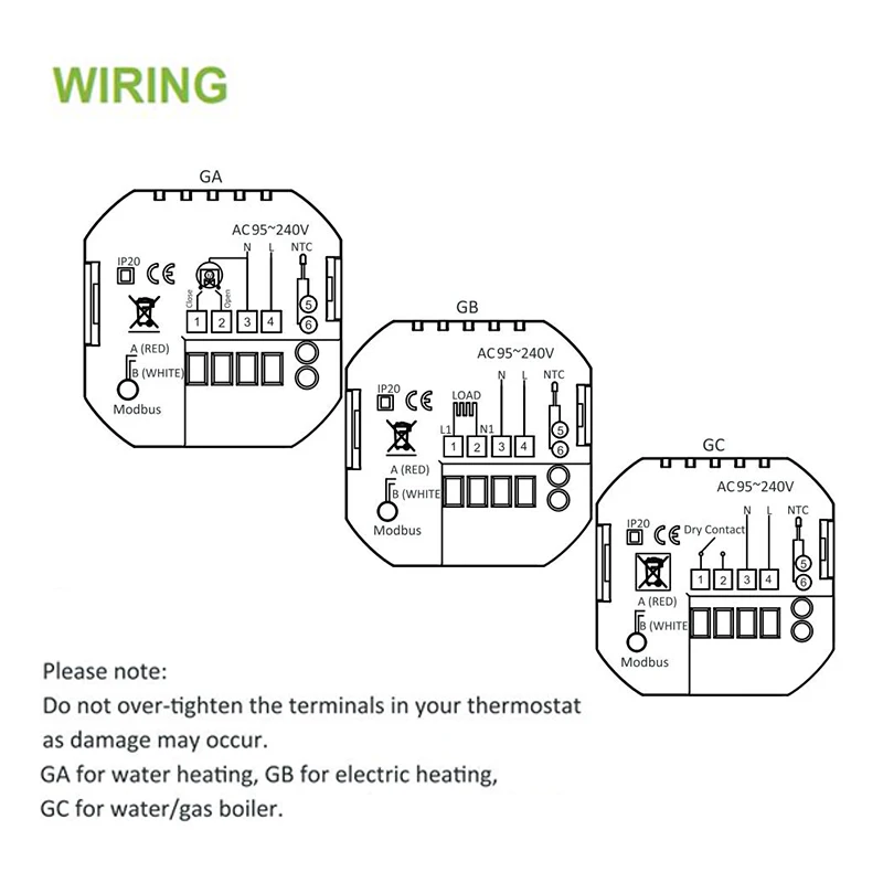 95-240V Wi-Fi Smart Programmable Thermostat Gas Boiler Heating Thermoregulator Compatible with Google Home smart life |
