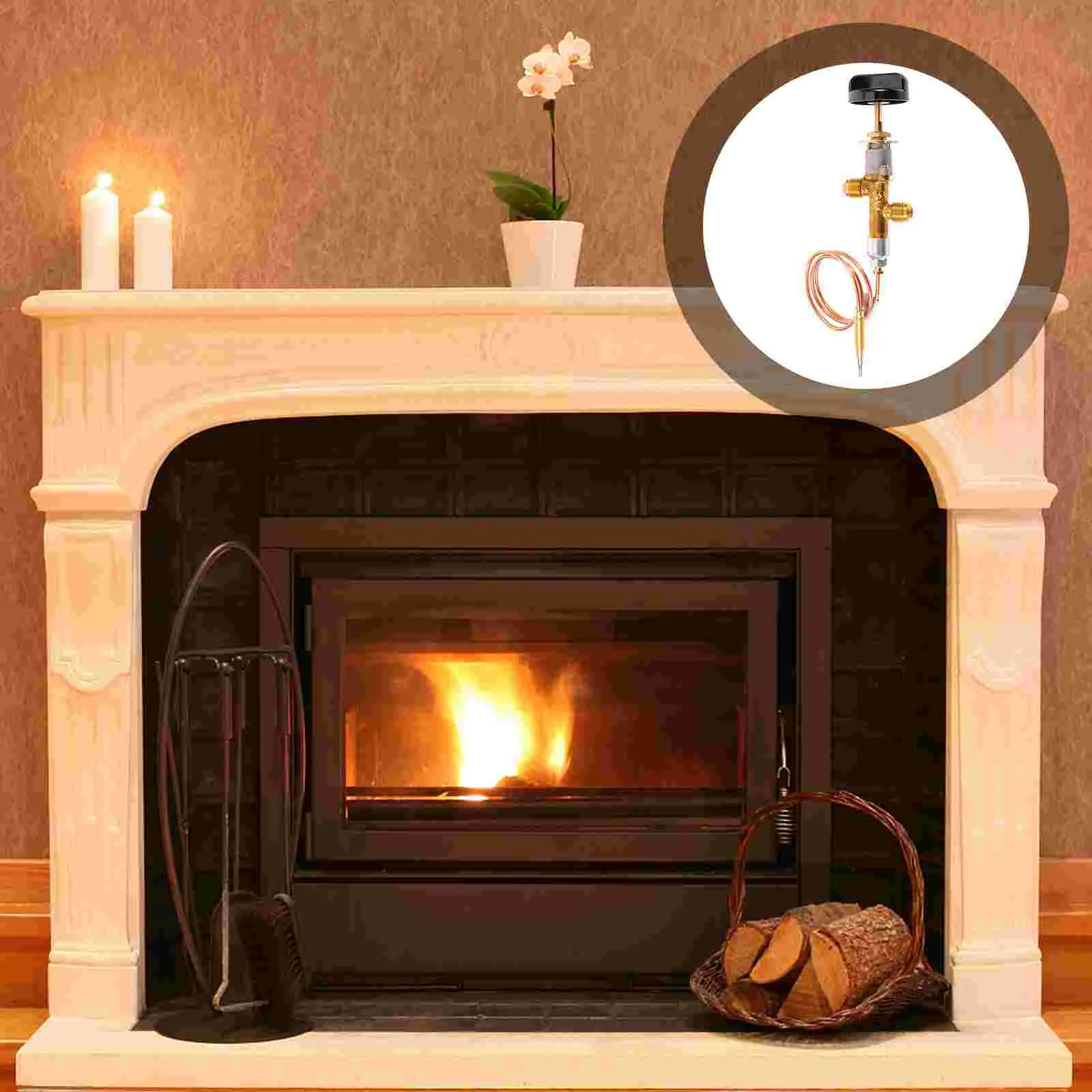 

Kit Propane Gas Nozzle Compact Valves Tank Adapter Major Professional Stove Converter Zinc Alloy Camping Necessity