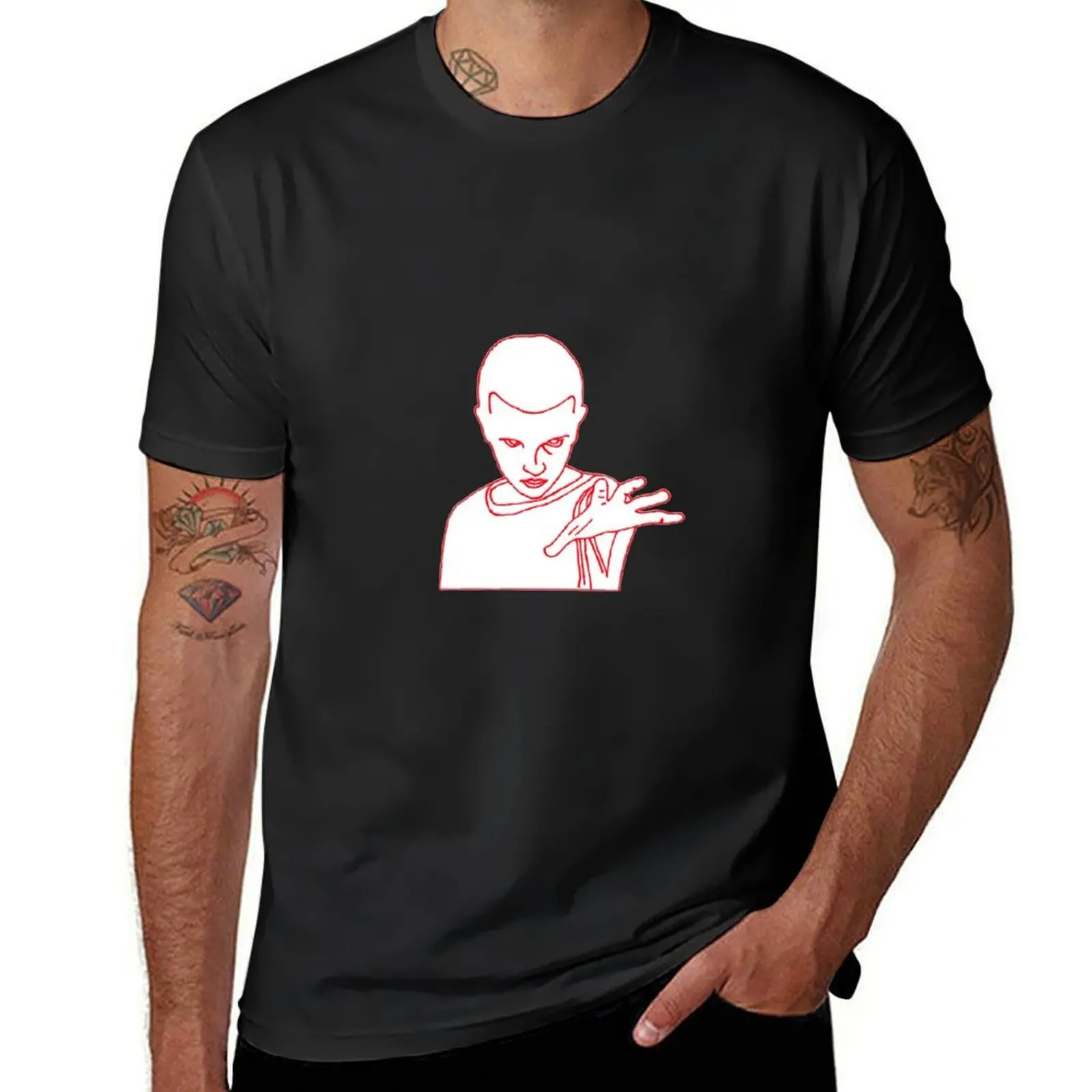 Мужские футболки футболка с надписью Stranger для мальчиков