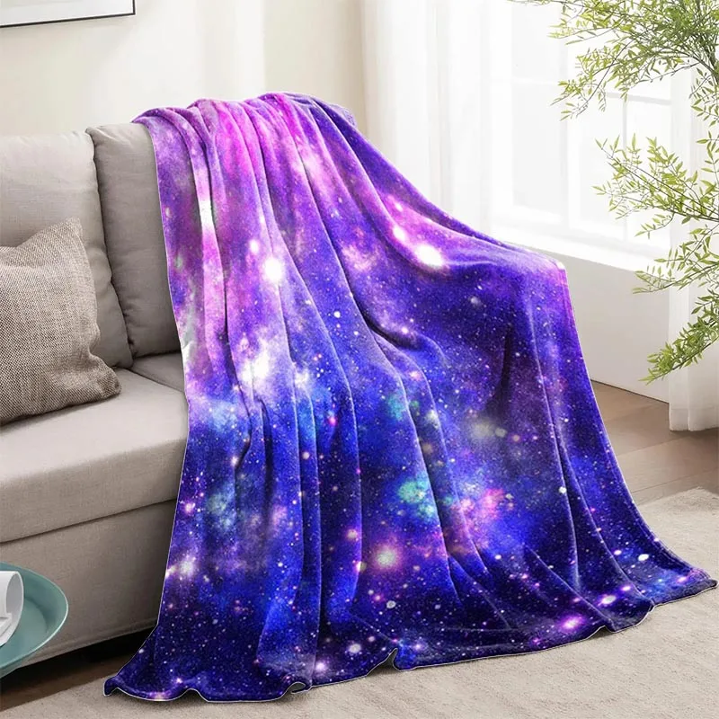 

Plush Blanket Sofa Summer Starry Sky Boho Home Decor Bedroom Decoration Fluffy Soft Blankets for Winter Bedspread on the Bed Nap