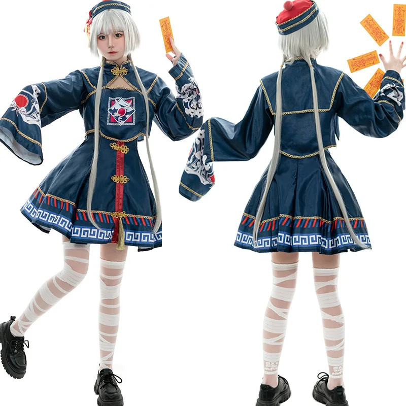 Фестиваль Косплей Хэллоуин новый стиль аниме косплей костюм зомби призрак