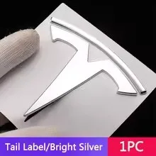 Для Tesla Model S X Model 3 Y наклейка на кузов автомобиля металлический авто багажник хвост эмблема значок родстер кибер грузовик эмблема наклейка аксессуары