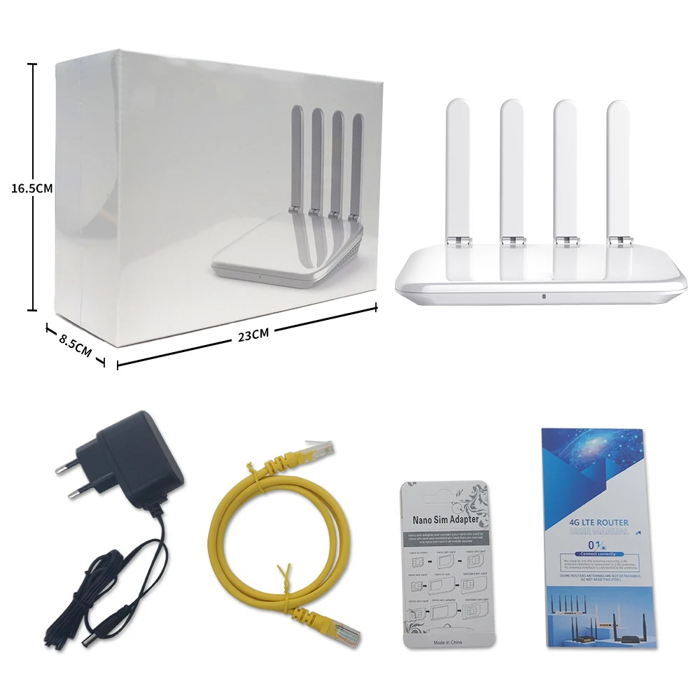 Cioswi WE2805-C 4G LTE маршрутизатор двухдиапазонный 1200 Мбит/с беспроводной слот для