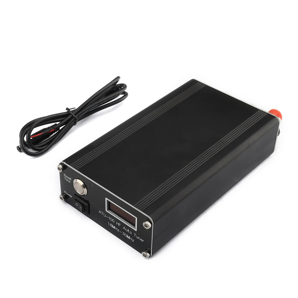 

DC10-15V ATU-100 high-frequency short-wave 1.8MHz-50MHz radio communication radio station automatic tuner OLED display with casi