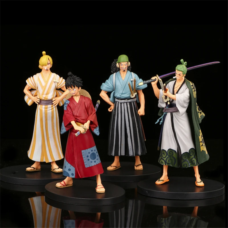 Фигурка героя аниме фирмы Luffy Zoro Battle Kaidou из ПВХ Фигурки OP Новый мир Sanji Usopp фигурка