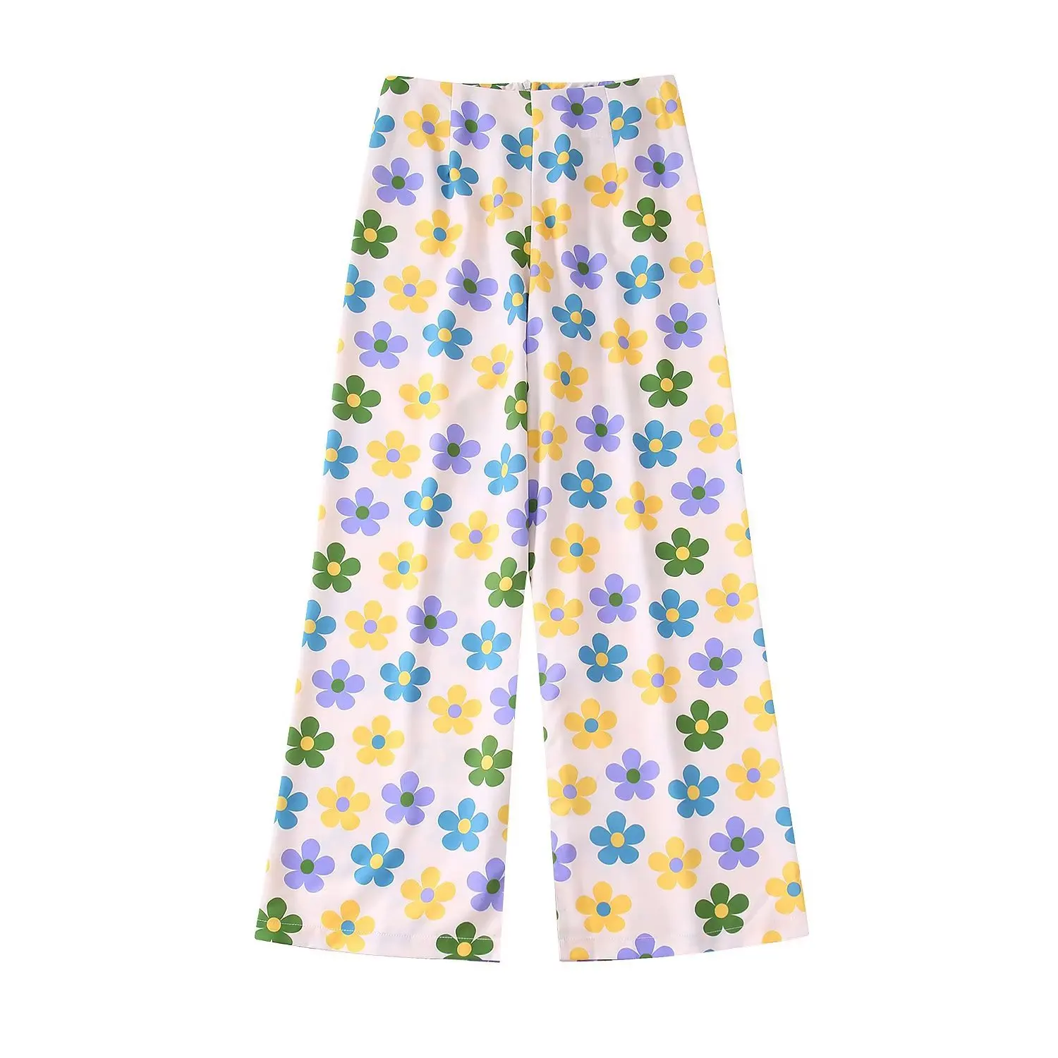 

2022 spring and summer new fashion Spice Girl print Wide Leg Pants Set