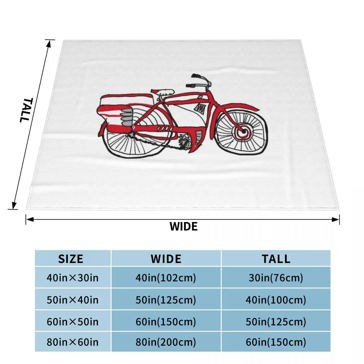 Велосипедное одеяло Pee Wee Herman для дивана мягкое большое ребенка