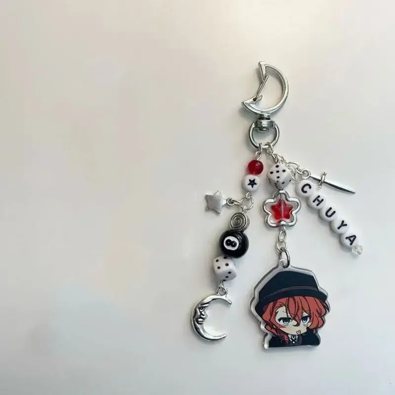 Фото Брелок BSD Dazai Osamu And Chuuay Bungou Stray Dogs Soukoku Inspiration Keychain №3