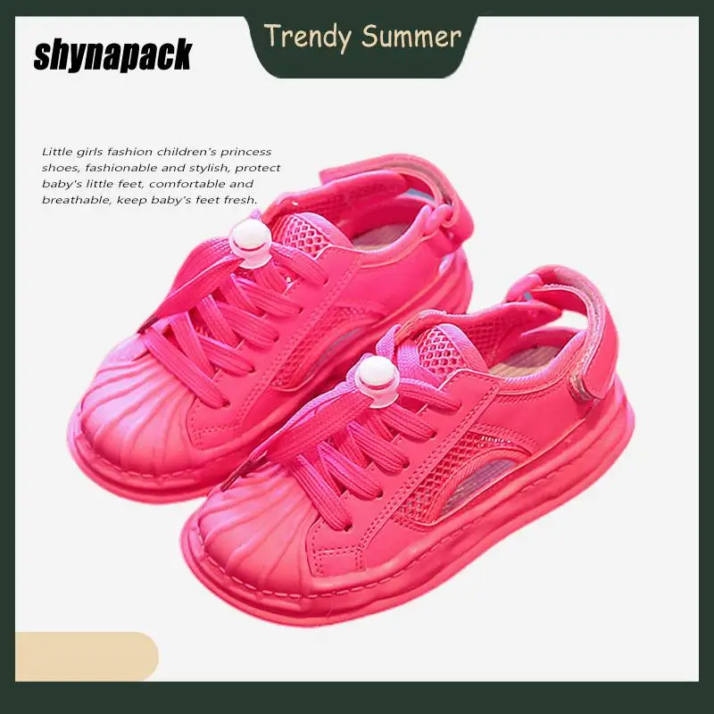 

Kids Sandals Summer Loafer Sneakers Trends Non-Slip Outdoor Sneakers Soft Sole Hook Beach Sandals From 2 14 Years Old