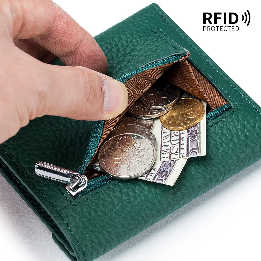 Кошельки для Женщин Классический Образец Личи Роскошные Дизайнерские Для Монет