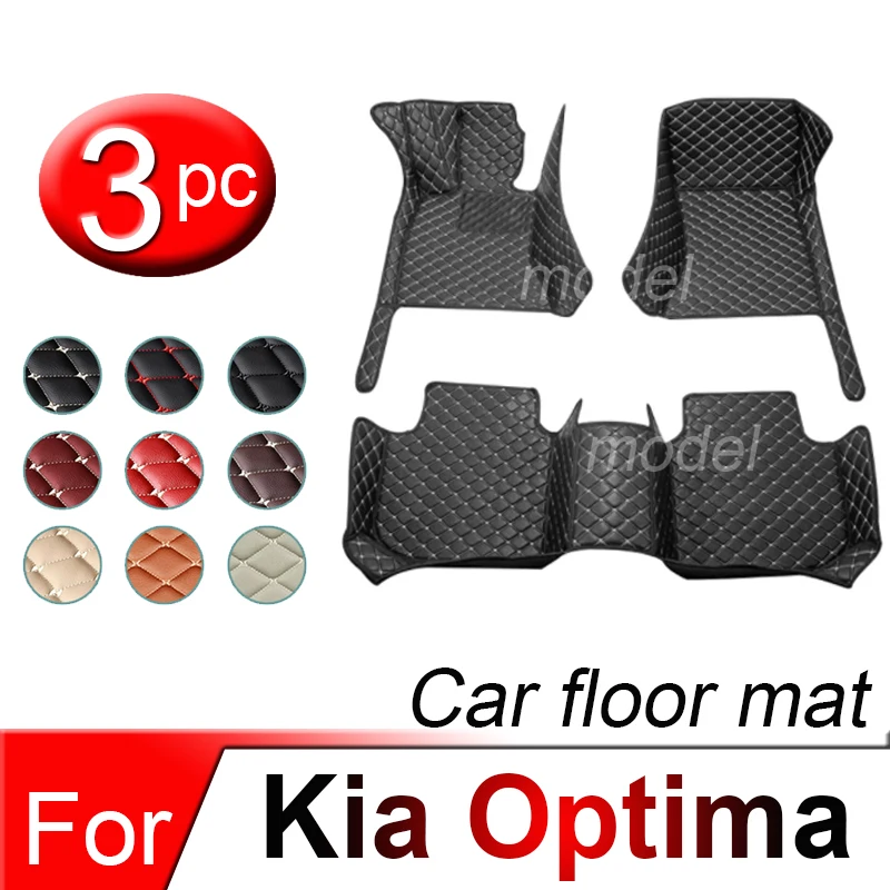 

100% Fit Custom Made Leather Car Floor Mats For Kia Optima K5 DL3 2011 2012 2013 2014 2015 Carpet Rugs Foot Pads Accessories