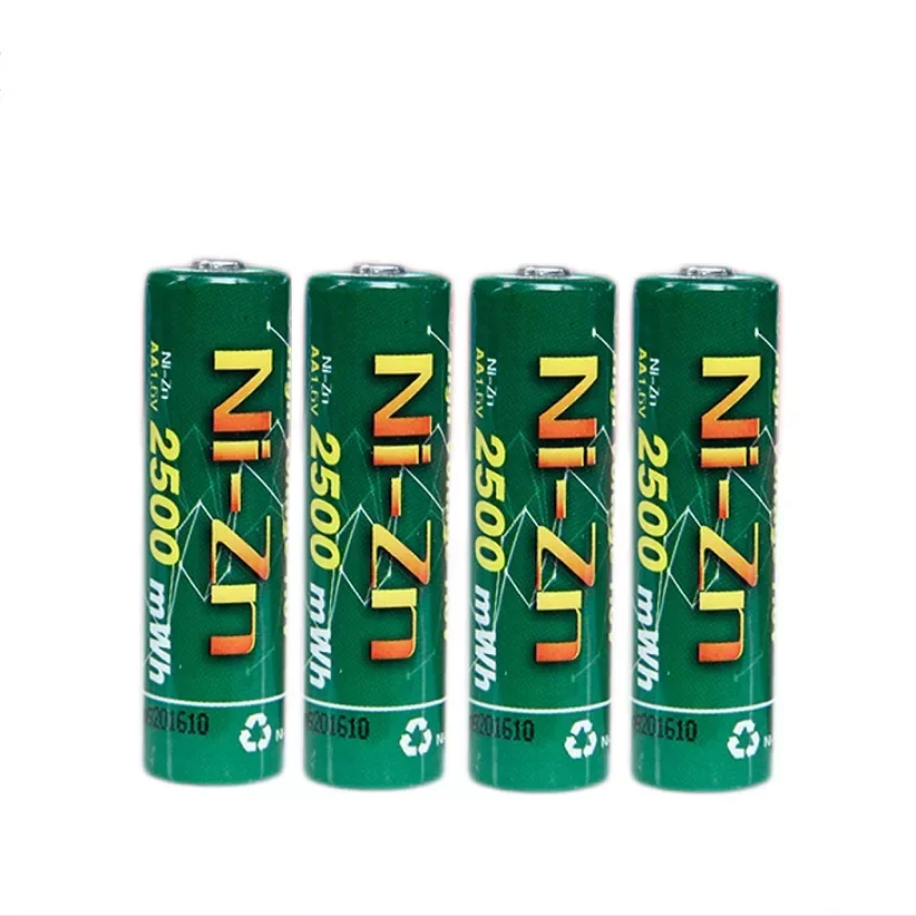 

4Pcs BPI Bateria AA Batteries 1.6V Nickel-Zinc 2500mWh Ni-Zn 2A aa Rechargeable Battery