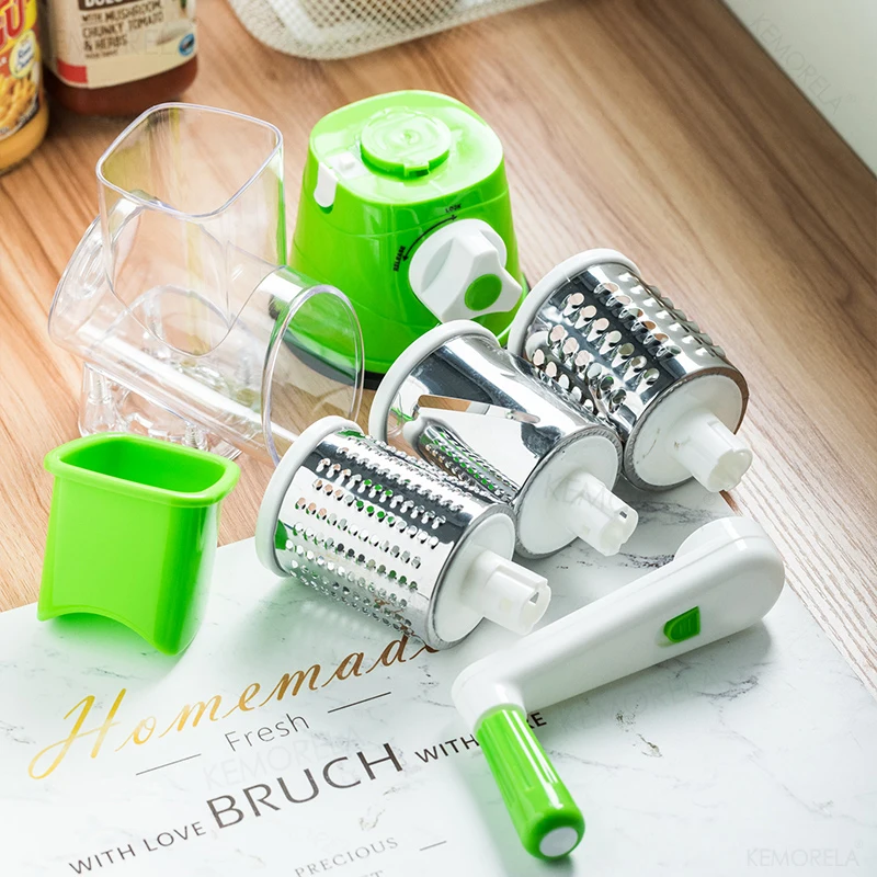 vegetable slicer manual kitchen accessories grater vegetable chopper 3 in 1 round cutter potato spiralizer home gadget tool item free global shipping