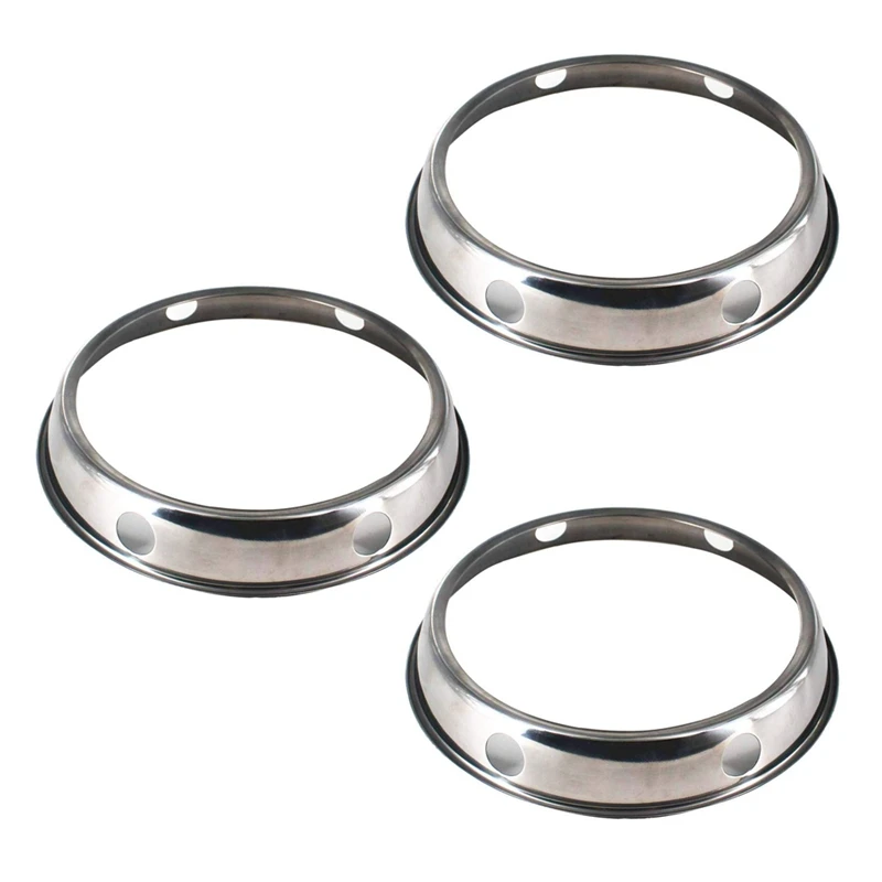 

3X Universal Wok Pan Support Rack Stand Wok Ring/ Round Bottom Wok Rack Universal Size For Gas Stove Fry Pans Kitchen