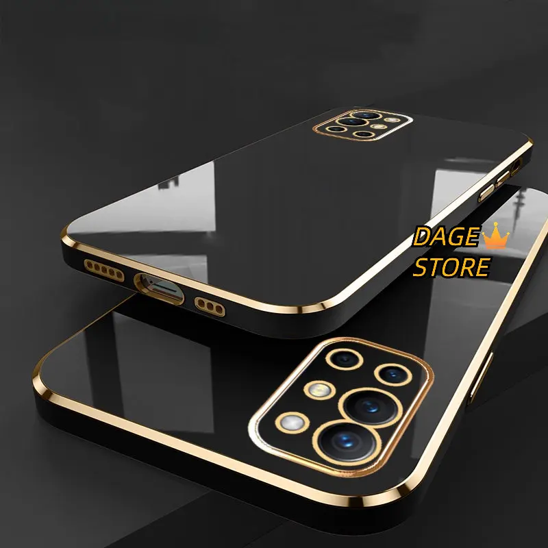 

Phone Case For OnePlus 8T 9 9R 9RT 9Pro 10 Pro Casing 6D Plating Soft Silicone Shockproof Back Cover