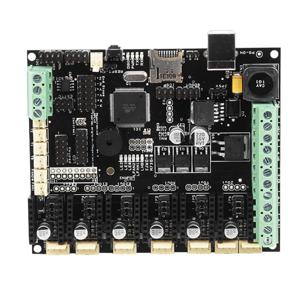

3D Printer Parts Controller Board with AD597 Open-source Firmware Version Megatronics V3 Board for 3D Printer