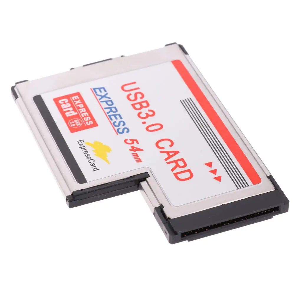 Фото USB3.0 Express Card 54 мм, адаптер PCI-Express, металлическая/пластиковая суперскоростная карта-райзер для ноутбуков и компьютеров №1
