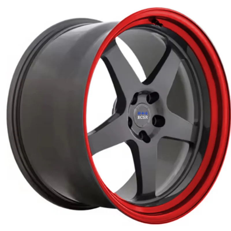 RCSR 16 17 18 19 20 21 22 23 24 дюйма 5x112 5x120 Алюминиевый автомобильный монолитный обод ступицы