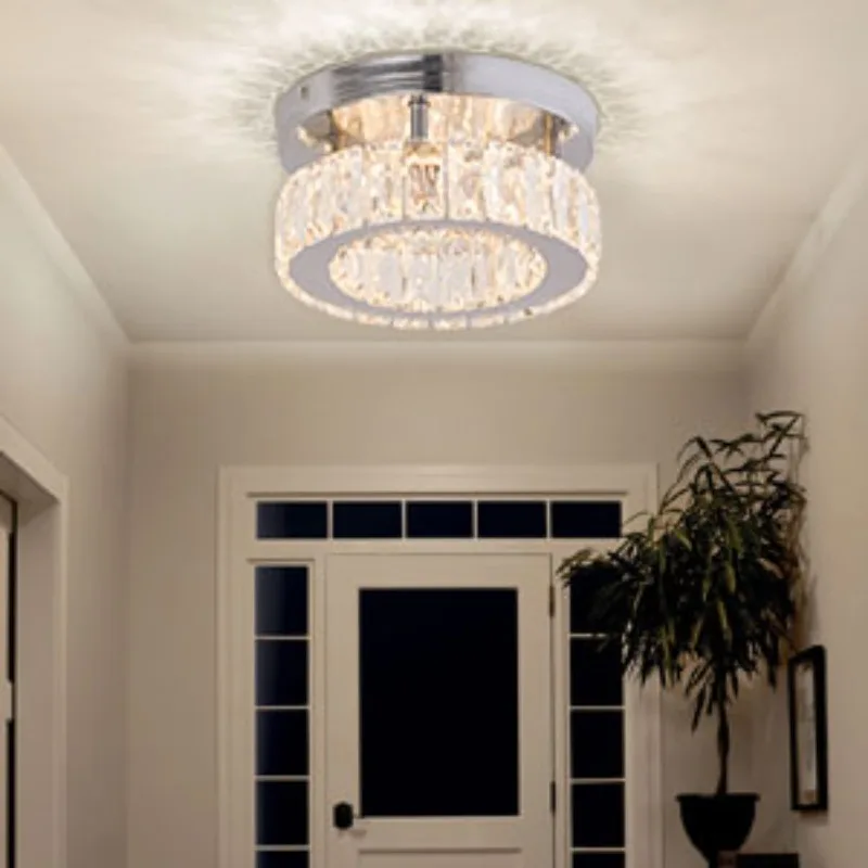 Современные блестящие потолочные светильники со стразами бытовая техника