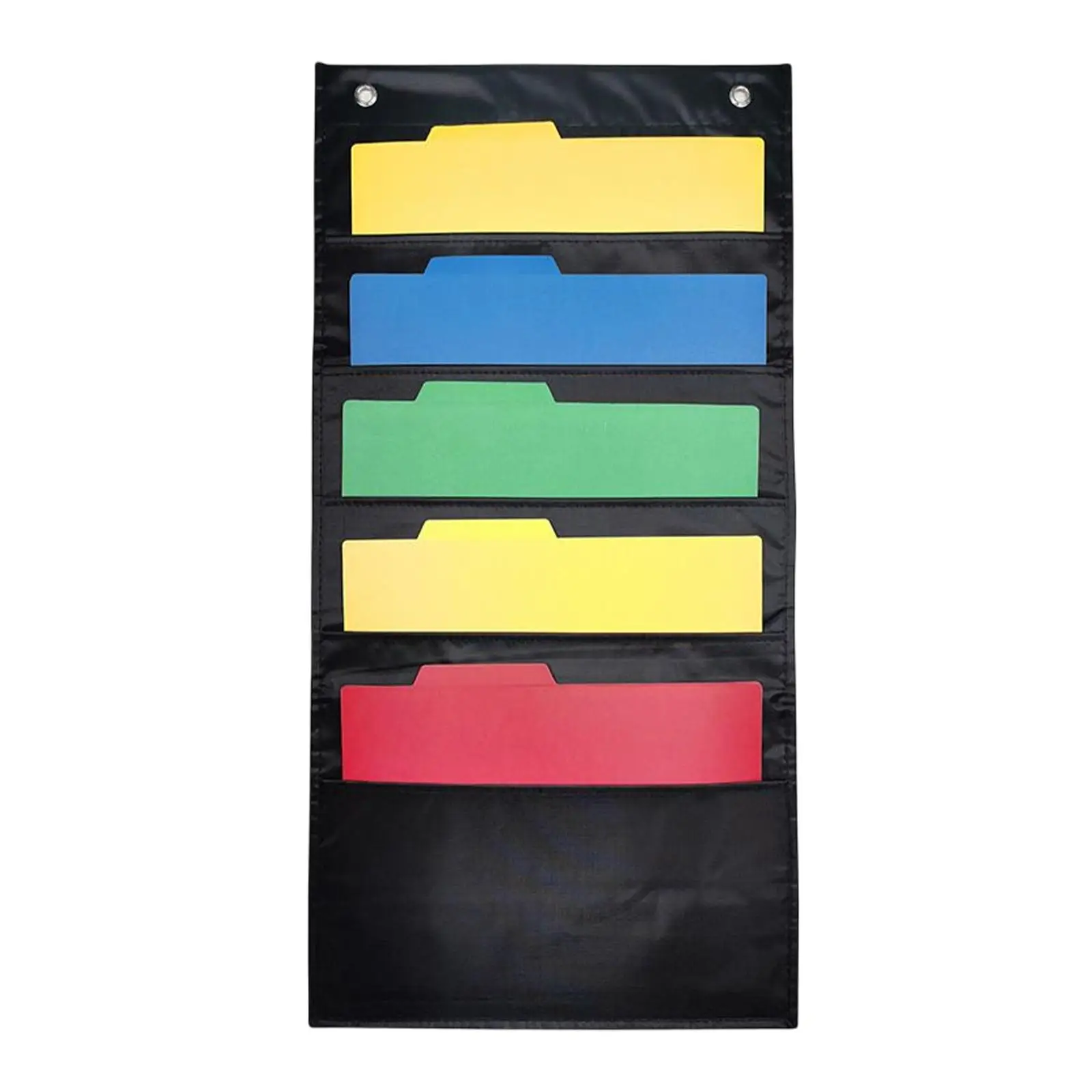 

Hanging Schedule Pocket Chart Storage Bag 5 Pockets for Home Mailbox