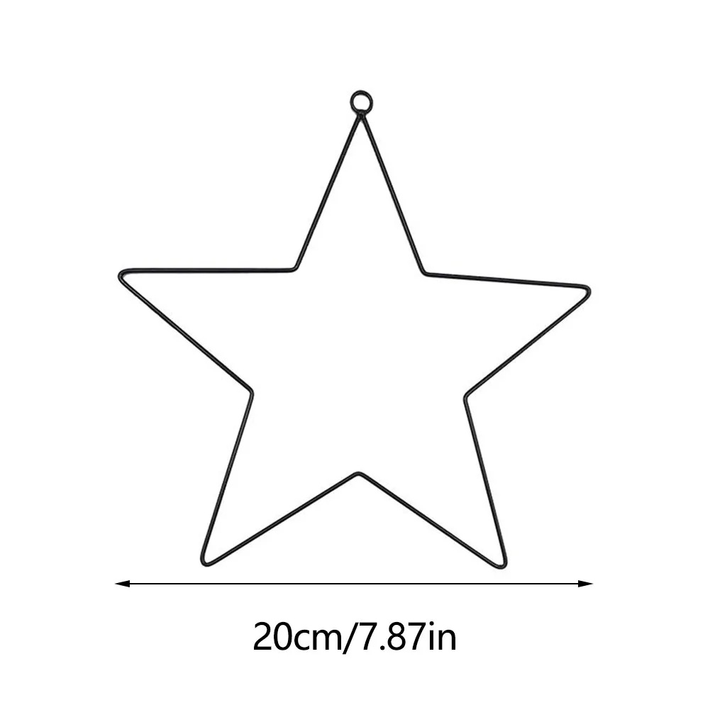 Пятиконечная звезда обруч гирлянда утюг для DIY дизайн Ловец снов праздничная