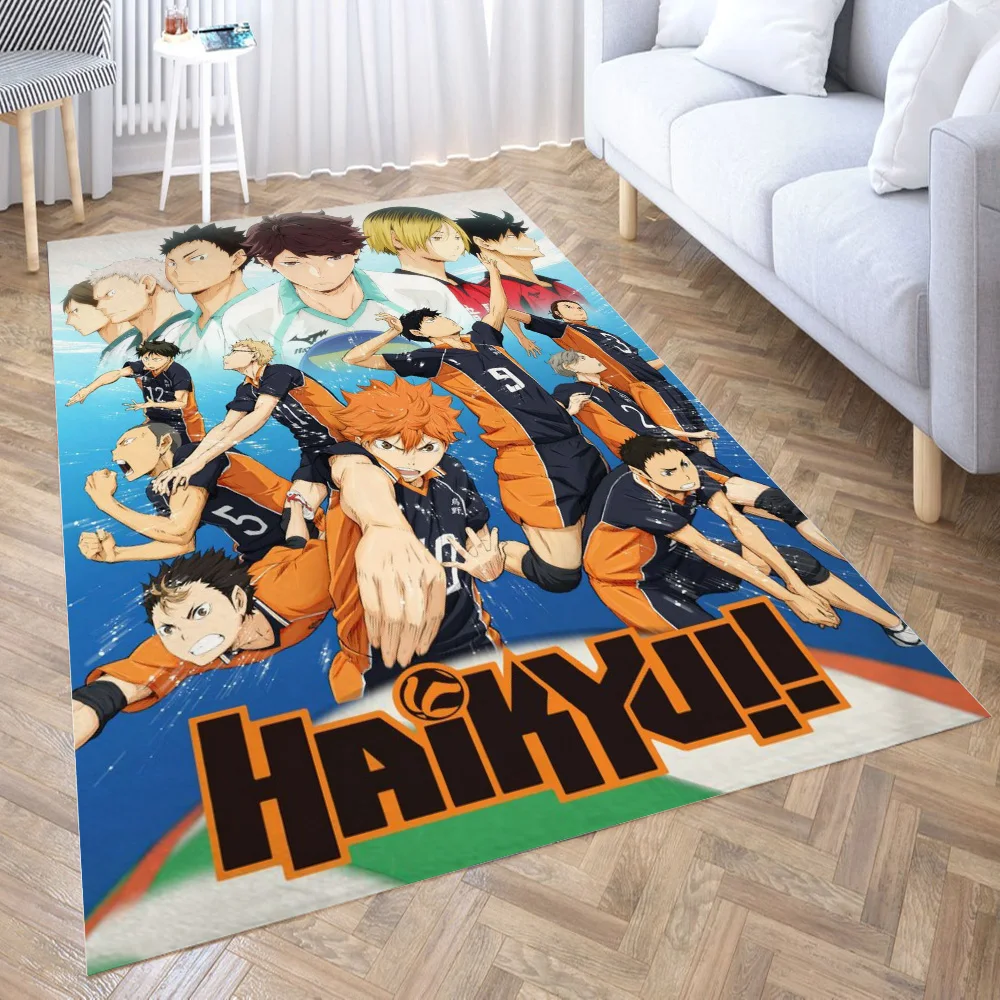 

HAIKYUU New Pattern Floor Mat Door Mat Big Baby Crawl Carpet Non-slip Sheet Bedroom Living Room Home Decora