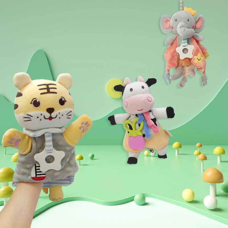 

Детские спящие плюшевые игрушки, детские успокаивающие нагрудники, Слюнявчики, заготовки, куклы, Медведь, Кролик, свинья, уверенная флисова...