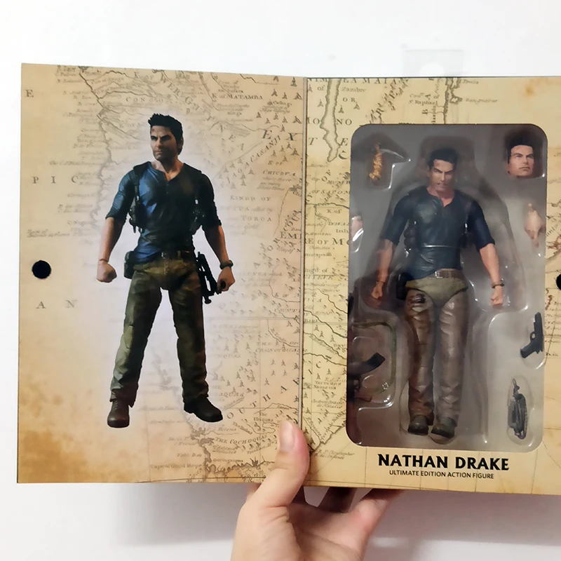 NECA Uncharted 4 A краж с концом Нейтан Дрейк экшн-фигурка игрушки сборная кукла