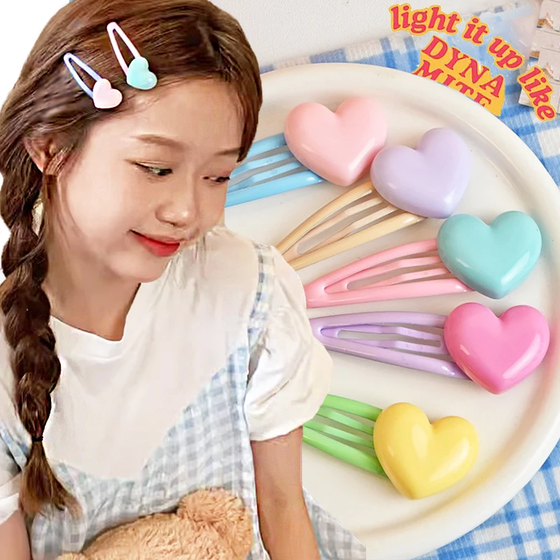 Matching Love Girl Hairpin Headdress Fragrance Creamy Versatile Dropwise Glaze Hair Clip Candy Colored