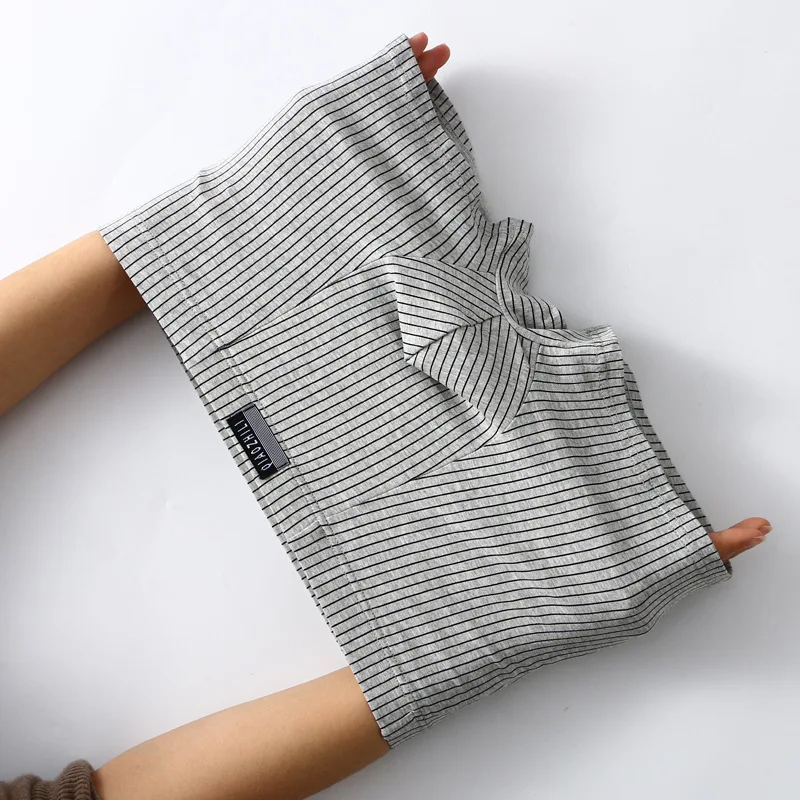 FK 4Pcs Men's Sexy Fashion Boxer Shorts Striped Cotton Underwear Underpants Knickers Patchwork Boxer 2023 New Arrival Panties