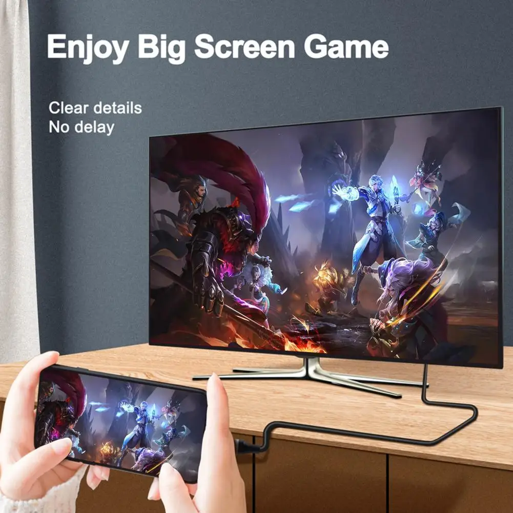 

Video Transmission Wide Compatibility 4K 60HZ Type-C to HDMI-compatible Cable for Huawei