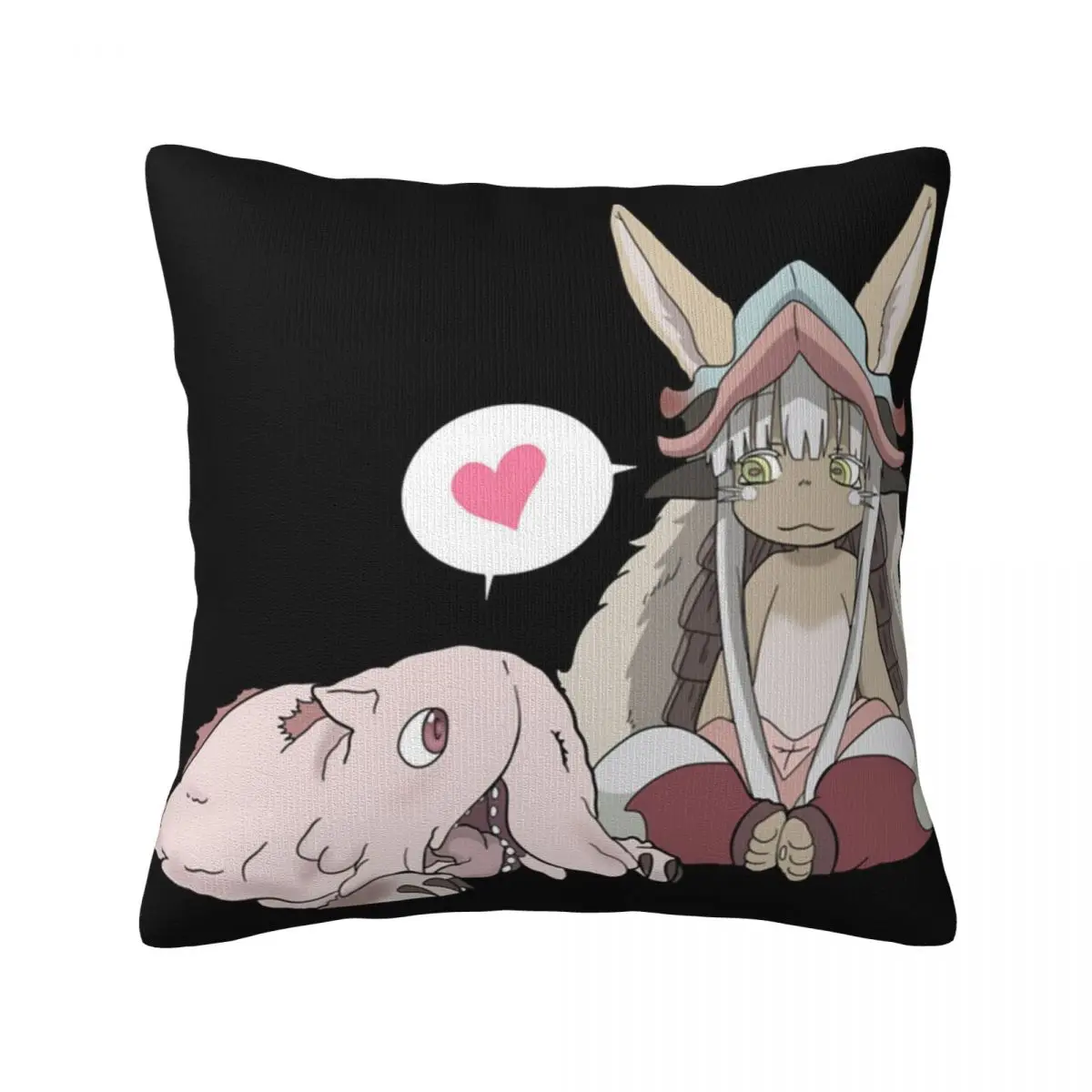 

Накидка на подушку с надписью «In NanachiMade In бездны»