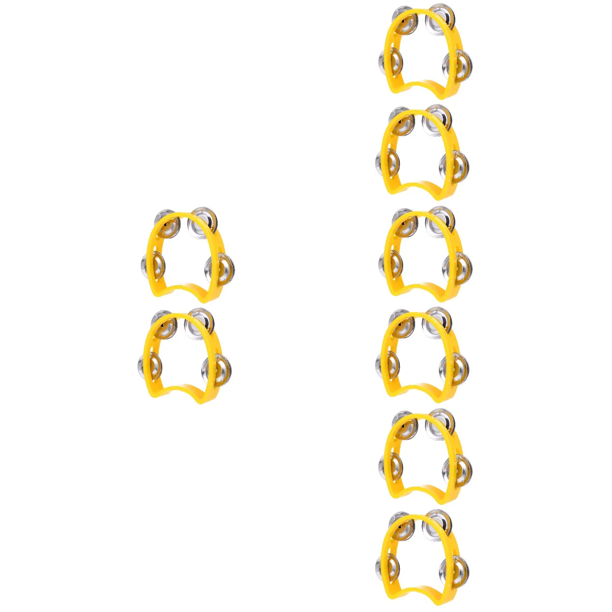 

Tambourine Percussion Bells Rhythm Kids Toy Egg Shaker Tambourines Handbells Hand Party Musical Moon Half Instrument Ankle