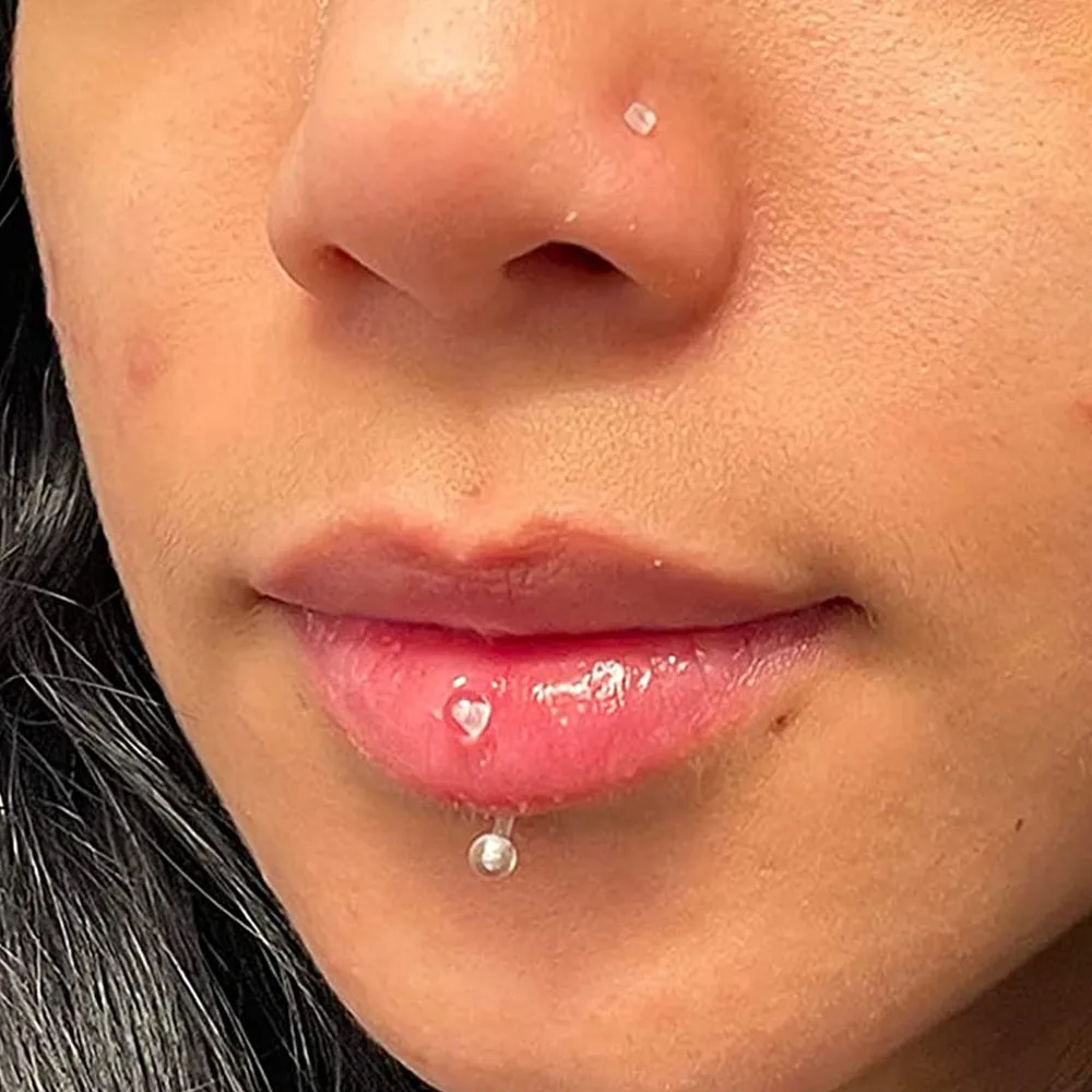 24 шт. серьги-подковы для пирсинга 16 г 6-12 мм