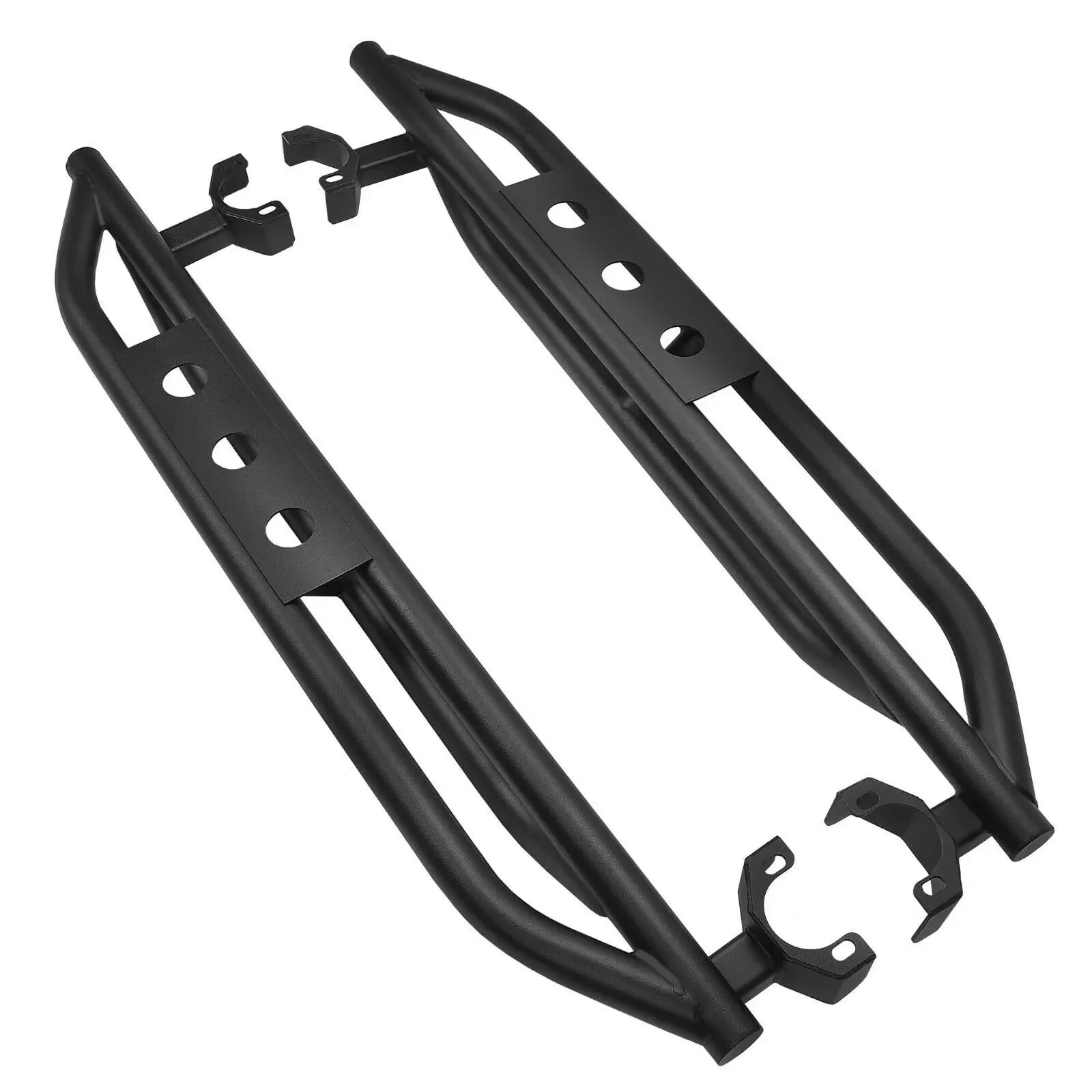 Черный армированный доспех для двери 2/4 боковой шаг Nerf Bar Rock Slider Rail подножки Jeep